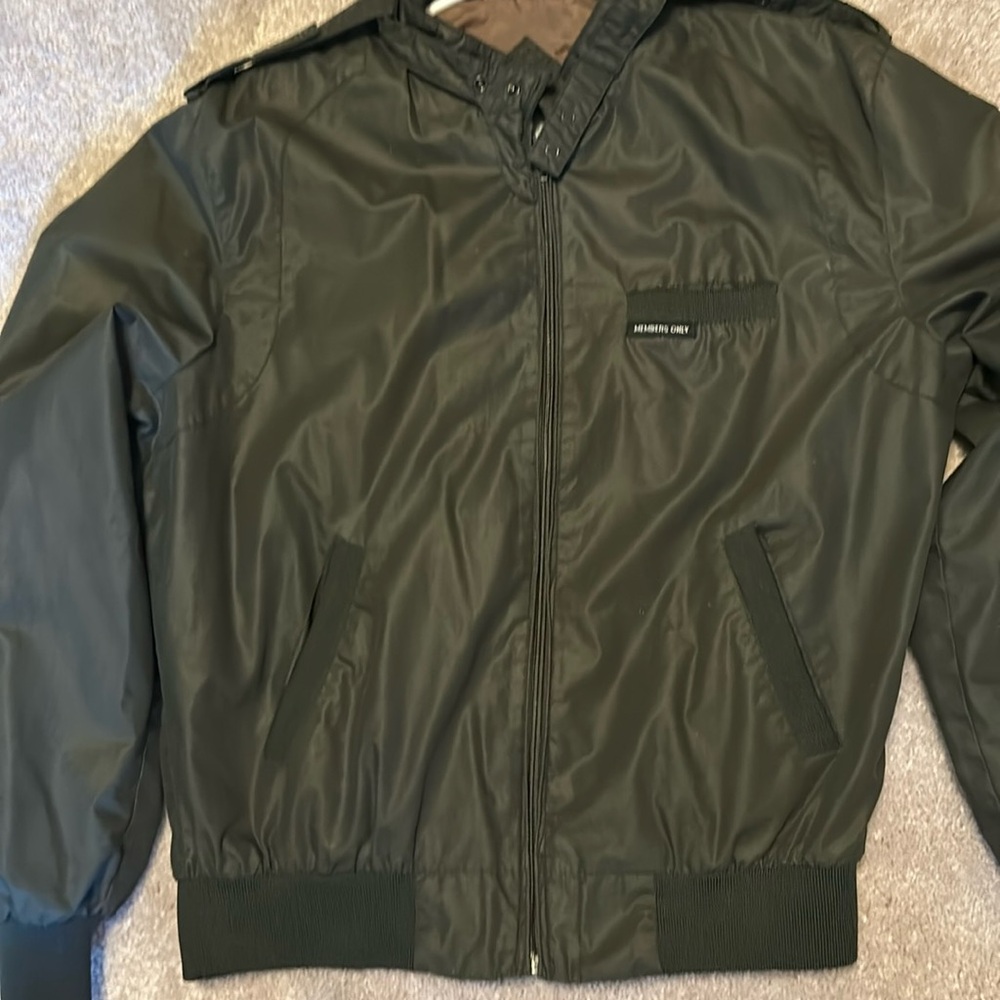 Members Only Dark Green Jacket